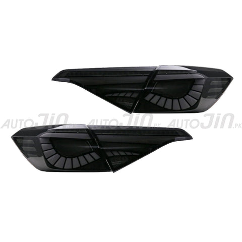 Honda Civic 2022-23 Snake Tail Light - Smoke