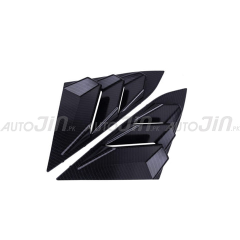 Honda Civic  2016-21 Rear Window Vent Carbon Fiber