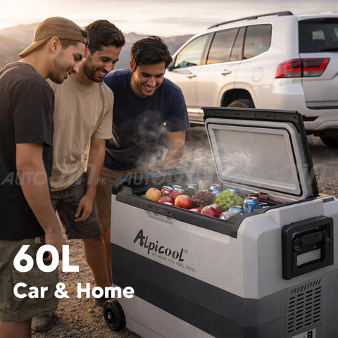Alpicool T60 60L Car Refrigerator AC 12V DC 24V
