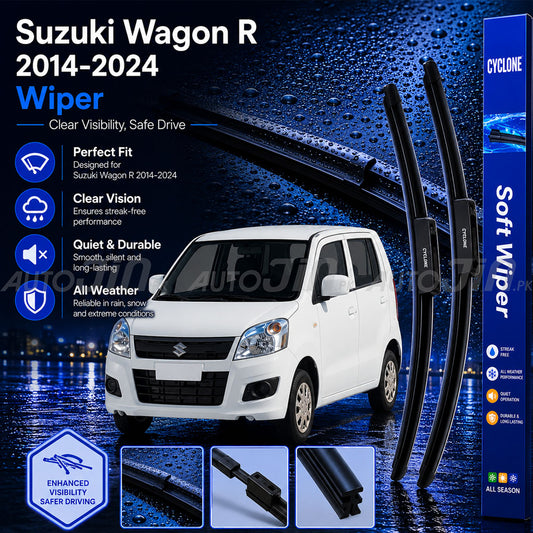 Cyclone Suzuki Wagon R 2014-2025 Wiper Balde Soft Windshield 1000