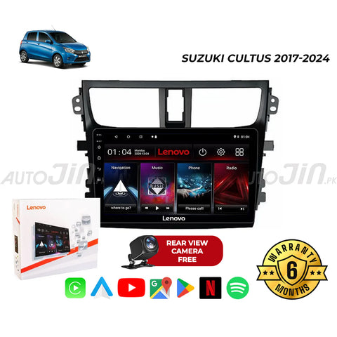 Suzuki Cultus 2017-2024 Android Touch Screen Multimedia Android Player GPS - Wi-Fi - Navigation - Mirror Link(6 Month Warranty) Free Rear View Camera