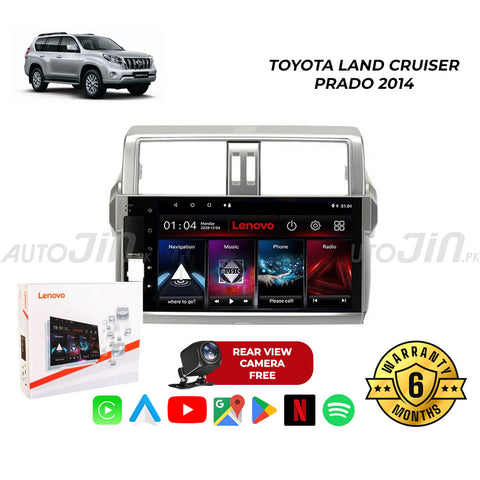 Toyota Land Cruiser Prado 2010-19 Android Touch Screen Multimedia Android Player GPS - Wi-Fi - Navigation - Mirror Link(6 Month Warranty) Free Rear View Camera