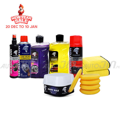 Gladiator Car Cure Kit - Pack Of 8