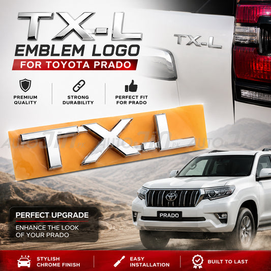 3D TX-L Logo Emblem For Toyota Prado 1000