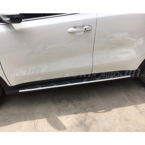 Kia Sportage Side Skirts Silver & Black 2019