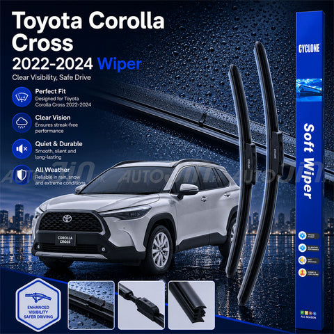 Cyclone Toyota Corolla Cross 2022-2024 Wiper Balde Soft Windshield