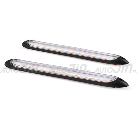 Led Car DRL Daytime Running Light - Universal - 2pc - With Indicator Signals