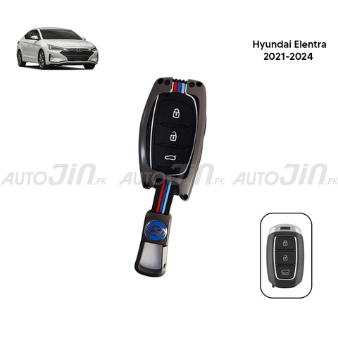 Hyundai Elantra 2021-2024 Key Cover With Metal Shell