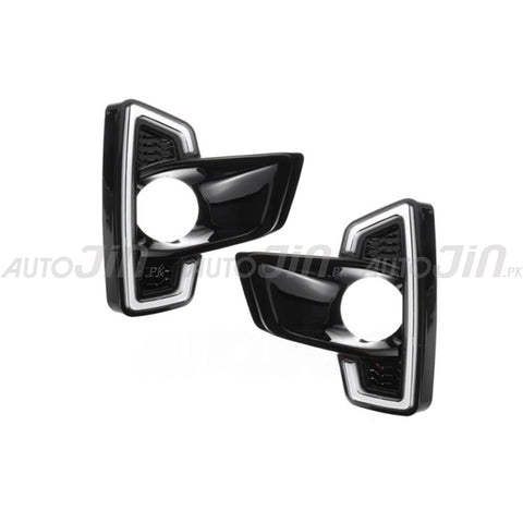 Toyota Hilux Rocco Fog Lamp DRL Covers 2016-2021