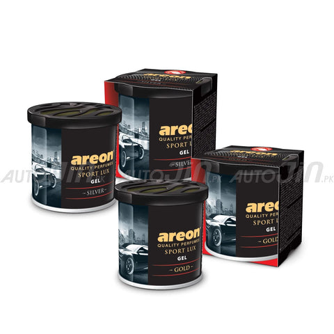 Areon Sport Lux Gel - Gold & Silver - Pack of 2