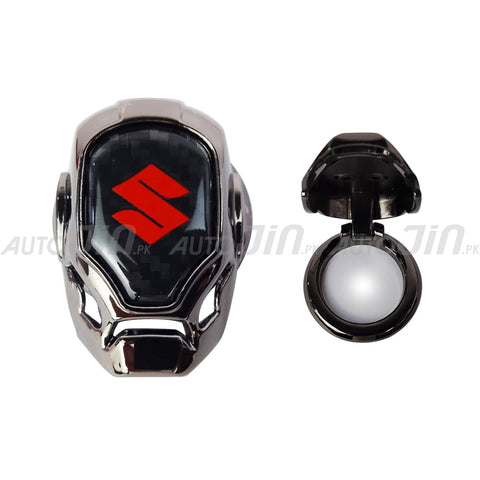 Suzuki Logo Engine Start Stop Switch Button Push Button Cover Carbon