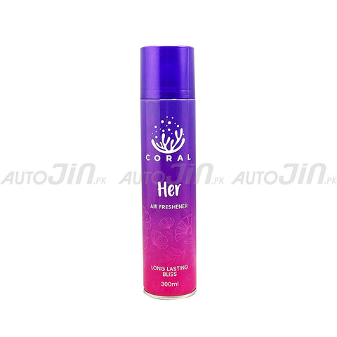 Coral Air Freshener Her - 300ML - Car, Room & Office