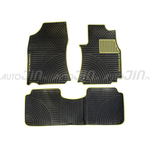 Toyota Corolla PVC Floor Mats Black 2018-20