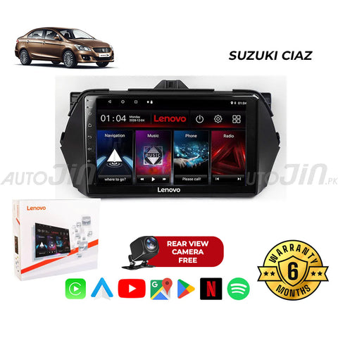 Suzuki Ciaz Android Touch Screen Multimedia Android Player GPS - Wi-Fi - Navigation - Mirror Link(6 Month Warranty) Free Rear View Camera