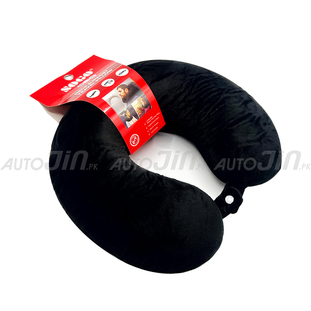 Sogo U-Shaped Velvet Neck Support Pillow for Travel, Sleeping Rest, Car, Home & Office Pack of 1