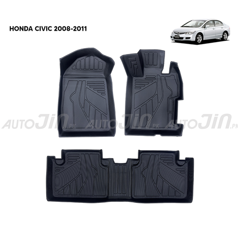 Honda Civic 2008-2011 TPE Floor Mats Premium