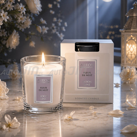 Areon Moon Line Candle - Fleur De Nuit