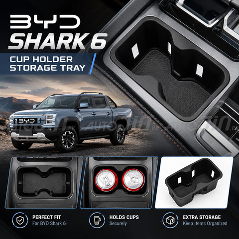 BYD Shark 6 2025 - 2026 Cup Holder Storage Tray