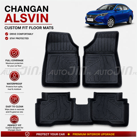 Changan Alsvin 2021-2024 TPE Floor Mats Premium