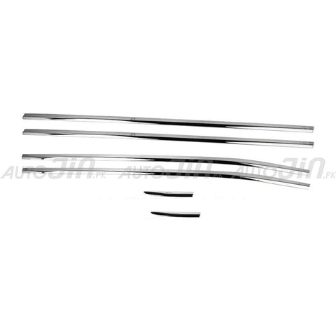 Toyota Yaris 2020-21 Weather Strips - Chrome