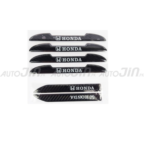 Honda Logo Car Door Guard Rearview Mirror Protector Cover Carbon