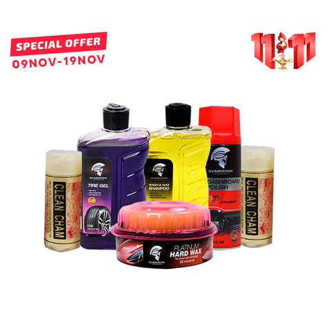 Gladiator Car Care Value Pack (USA Formula)