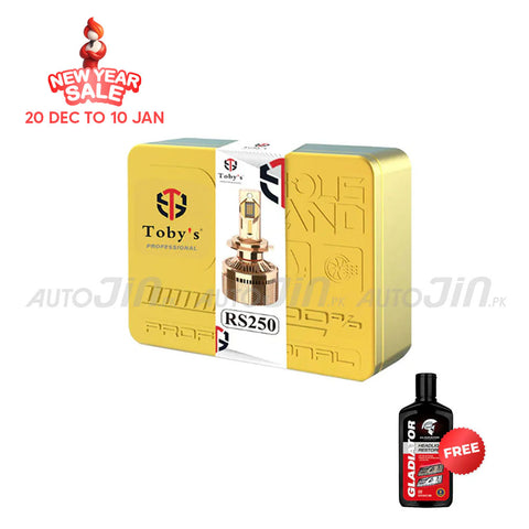 Toby's RS250 Car Led Headlight 500W - 50000LM (1 Year Warranty) With Free Gladiator Headlight Restorer