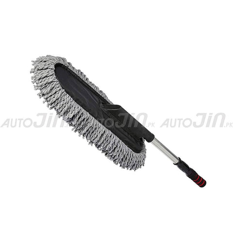 Car Big Duster and Wash Brush - Microfiber Expandable Wet & Dry Use Duster