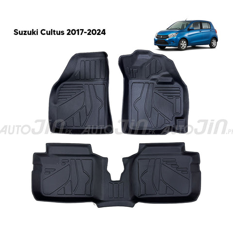 Suzuki Cultus 2017-2024 TPE Floor Mats Premium