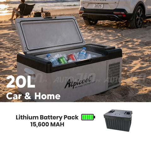 Alpicool EC20 20L Lithium Battery 15,600mAh Car Refrigerator Battery AC 12V DC 24V
