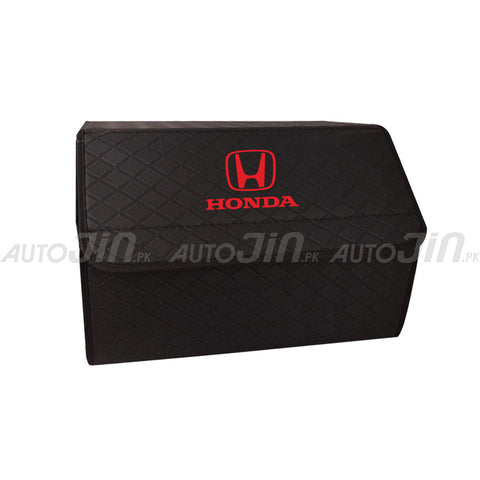 Car Trunk Storage Organizer Box 7D - Honda Red Logo - Small