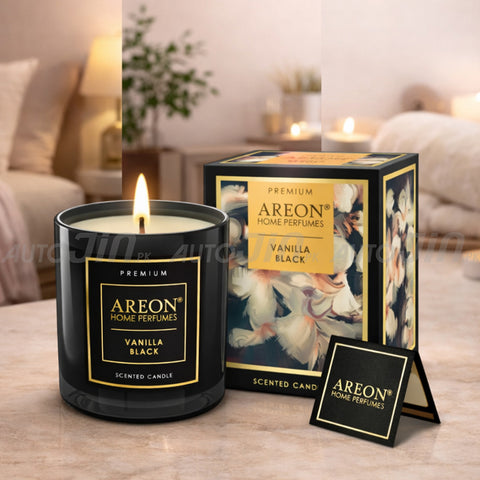 Areon Home Perfume Premium Candle - Vanilla Black