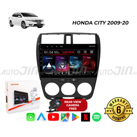 Honda City 2009-20 Android Touch Screen Multimedia Android Player GPS - Wi-Fi - Navigation - Mirror Link(6 Month Warranty) Free Rear View Camera