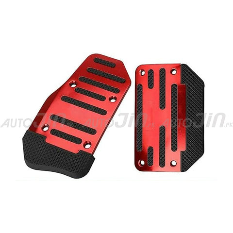 Aluminum Alloy Pedal Pads For Auto (Red)