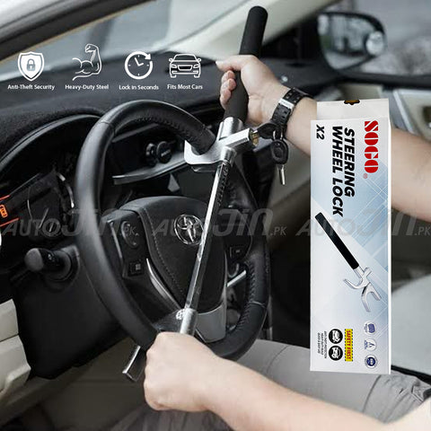 SOGO Anti-Theft Car Steering Wheel Lock - X2