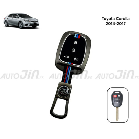Toyota Corolla 2014-2017 Key Cover With Metal Shell