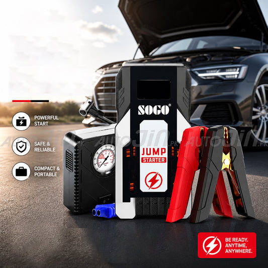 Sogo Powerbank jump starter With Air Pump Compressor X6 1000