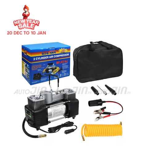 Camel Dual Cylinder Heavy Duty Tire Inflator Air Compressor Pump 150PSI