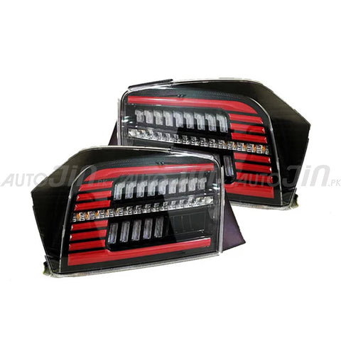 Honda City 2009-2021 Black Red Tail Light