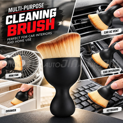 Car Interior Dust Brush - Soft Bristles Detailing Brush Dusting