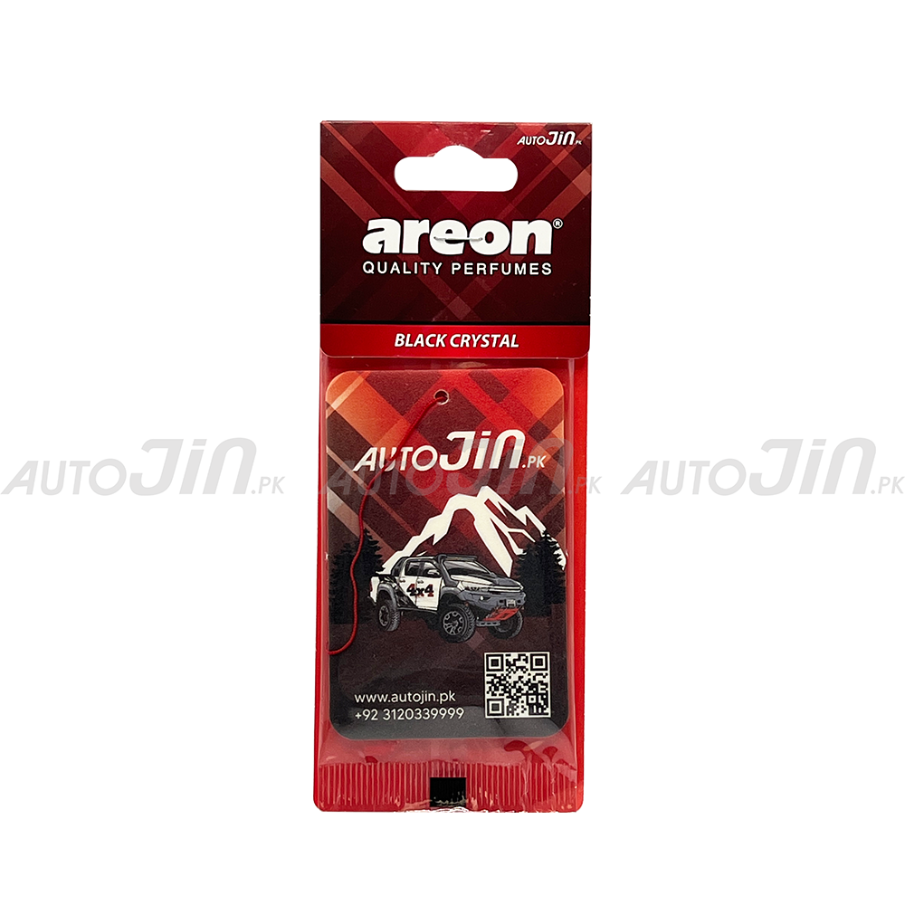 Areon Autojin - Black Crystal - Hanging Card