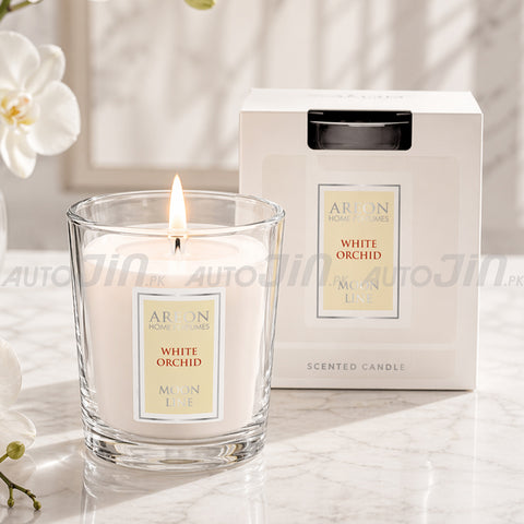 Areon Moon Line Candle - White Orchid