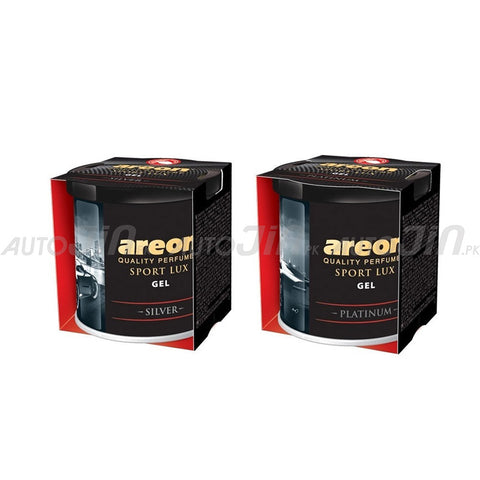 Areon Sport Lux Gel - Platinum & Sliver- Pack of 2