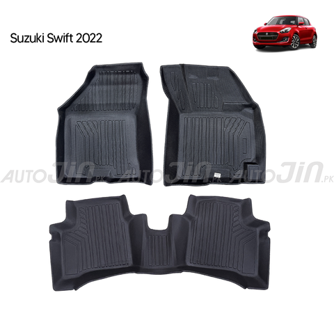 Suzuki Swift 2022-2025 TPE Floor Mats Premium
