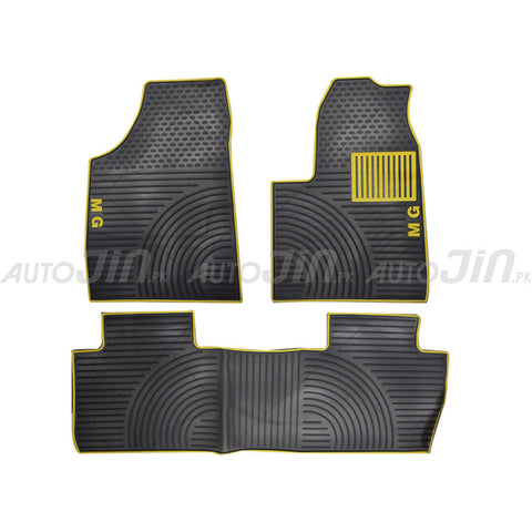 MG HS PVC Floor Mats Black 2021