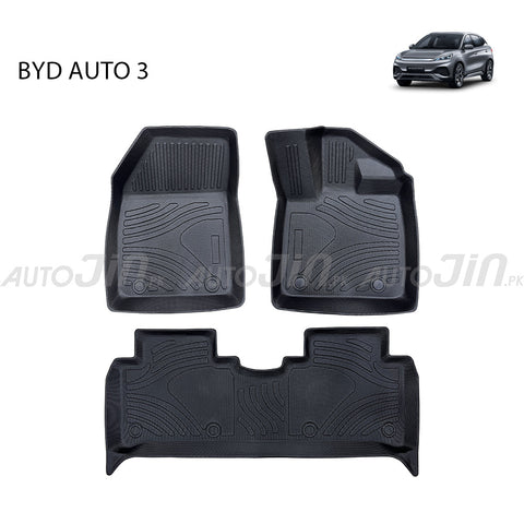 BYD Auto 3 TPE Floor Mats Premium