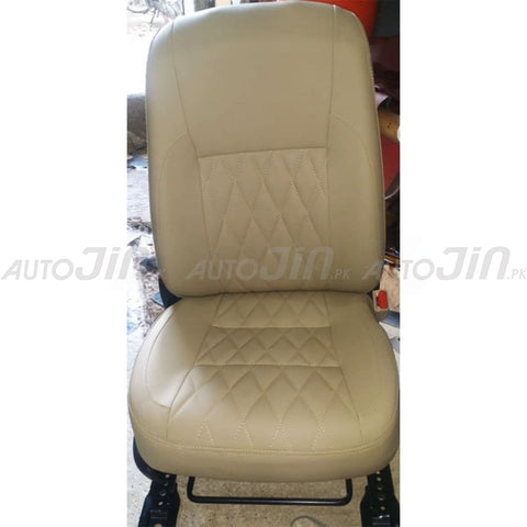 Diamond Cut Design Car Seat Covers for SUV & 4x4 Beige Type 1 - 5 Seats