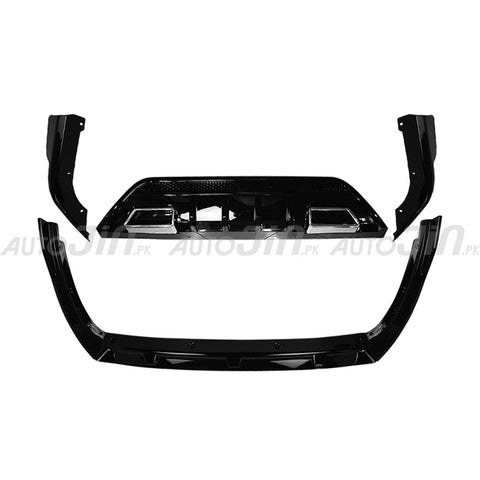 Toyota Corolla Cross Bumper Lips - Bumper Splitter - Rear and Front - Black