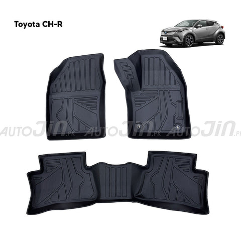 Toyota CHR TPE Floor Mats Premium