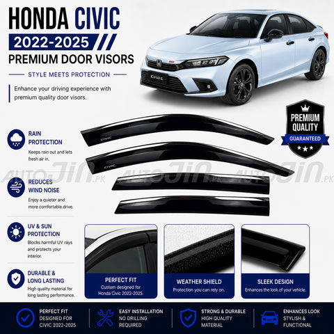Honda Civic 2022-2025 TXR Air Press With Chrome